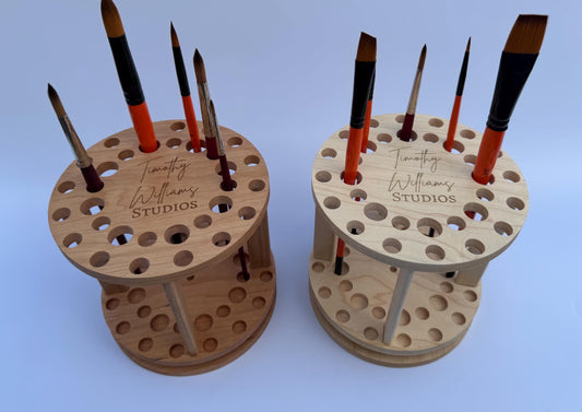 Personalized Paint Brush Holder