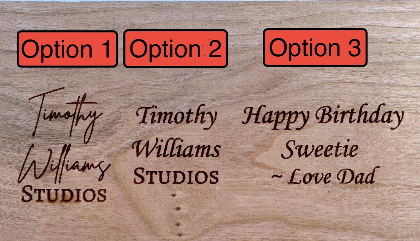 Personalized Paint Brush Holder